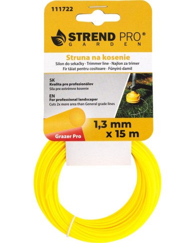 Silon na kosenie Grazer Pro 1,3 mm, L-15 m, okrúhly