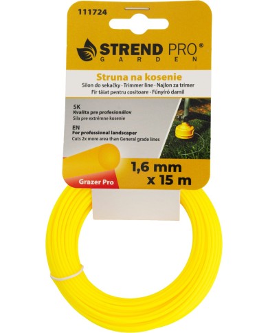 Silon na kosenie Grazer Pro 1,6 mm, L-15 m, okrúhly
