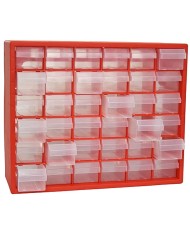 Organizér na stenu Strend Pro SBx3045, 36 zásuviek, 40,5x14x33 cm, max. 25 kg