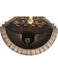 Umývadlo Gardens LT-H14299, záhradné, medené, 665x370x185 mm