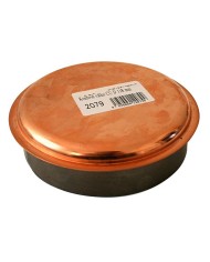 Viečko Antikoro 118 mm, Cu, dymové na komín, komínová záslepka na dymovod, zátka