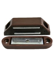 Magnety T0372, na dvere, 62 mm, hnedé