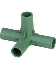 Spojka Strend Pro, 16 mm, 4-side, konektor na záhradné oporné tyče