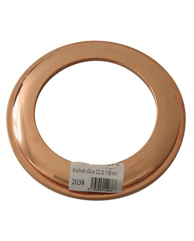 Ružica dymová Antikoro 132 mm, Cu, na dymovod