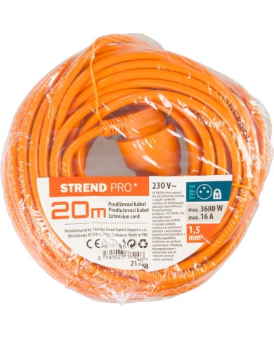 Kábel DG-YFB01 L-20 m, predlžovací, Orange