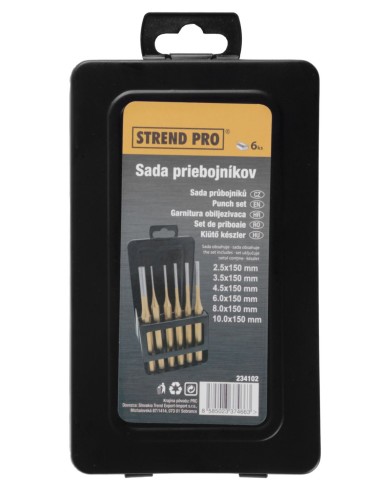 Sada priebojníkov Strend Pro GP006D16, 6 dielna