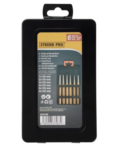 Sada priebojníkov Strend Pro GP006D14, 6 dielna