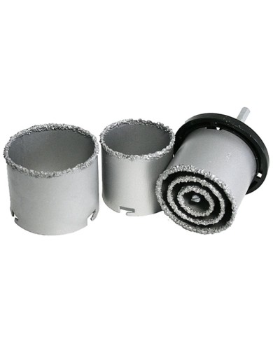 Sada vyrezávačov s unášačom HT01-4001, 33-53-67-73-83 mm, diamantové korunky