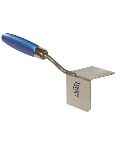 Lyžica murárska EdelStahl 80x60x60 mm, rohová, Inox, nerez