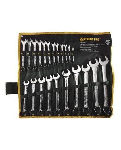 Sada kľúčov Strend Pro HR31586 očkoplochá, 22 dielna, Cr-V, 6-32 mm