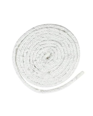 Šnúra sporáková Strend Pro, L-2 m, 10x10 mm, tesniaca šnúra na sklo, na dvierka, na krby, na kachle, upchávka, biela