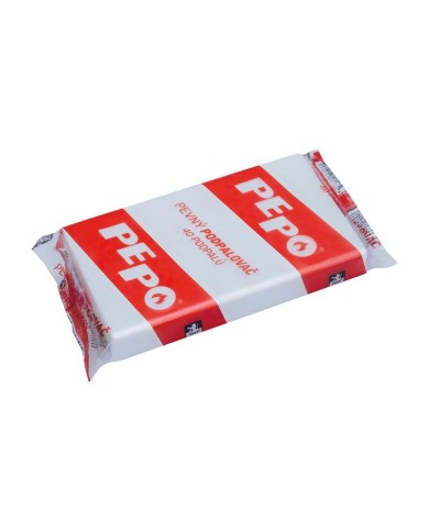 Podpaľovač PE-PO® pevný, 40 podpalov, rozpaľovač na gril, kachle, krby, pece