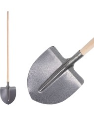 Lopata S510SLK.WH špicatá, KomaXit, drevená násada