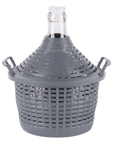 Demižón Strend Pro Cada Inco, 5 lit. sklenený, demižón na víno a pálenku, plastový kryt