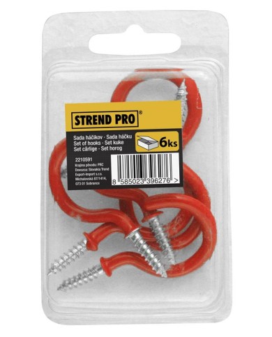 Sada hákov, háčik so závitom MH5031, 1-3/4", v blistri 6 ks