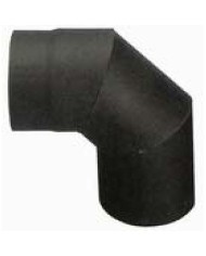 Koleno HS 090/180/2,0 mm, dymovod, dymové kominové koleno na spájanie rúr dymovodu