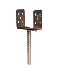 Podpera na hranoly CASU, 0-200 mm, Zn, pätka nastaviteľná, zápustná