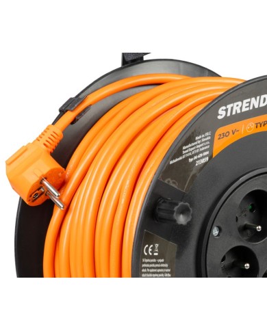 Kábel Strend Pro DG-FB04 predlžovací, L-50 m, na bubne, prierez 1,5 mm2