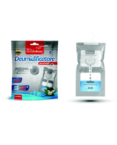 Odvlhčovač 500 ml závesný s vôňou biele pižmo