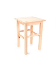 Stolček drevený Štvorec 30x30x44cm