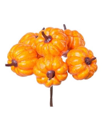 Dekorácia tekvice sada 6 ks 14x3,5cm