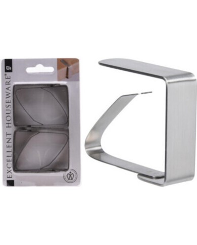 Spona na obrus 4ks, nerezová