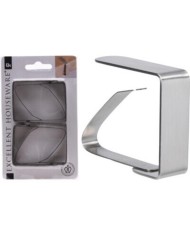 Spona na obrus 4ks, nerezová