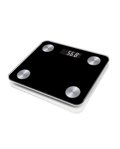 Váha osobná digitálna čierna do 180kg SMART PLATINET vrátane mobilnej aplikácie a analýzy tela