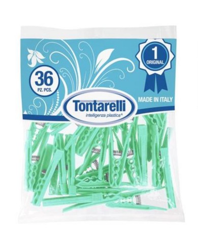 Štipce na prádlo UH sada 36ks mix "MINIMOLLET" TONTARELLI