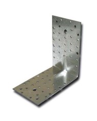 Uholník MA0712, 122x122x90/2,5 mm, Zn, (konzola) rohový, zosilnený
