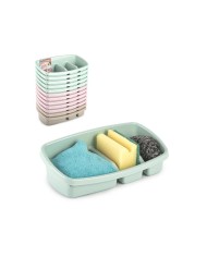 Organizér delený do kuchyne / kúpeľne 14x26x8cm, mix farieb KLC