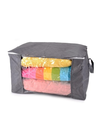 Box úložný z netkanej textílie s okienkom SKVELER 50x36x21cm