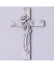 Dekorácia kríž 7,5x2x11,5 cm polyres