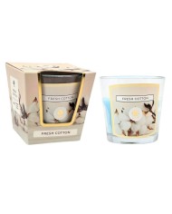 Sviečka vonná 120g v skle Fresh cotton