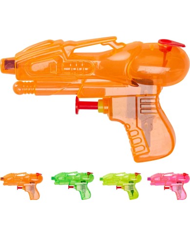 Pištoľ vodná detská 10 cm sada 4 ks