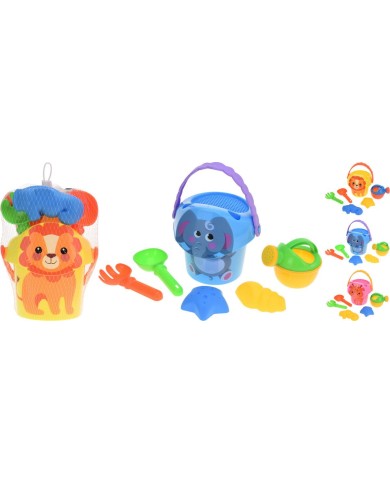 Formičky do piesku s vedierkom 6 ks mix