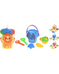 Formičky do piesku s vedierkom 6 ks mix