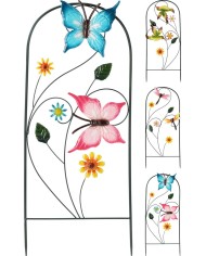 Dekorácia zapichovacia 26x60 cm kov mix