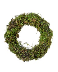 Veniec jarný 30 cm mach/ratan zelený