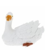Kačka poly 12cm biela