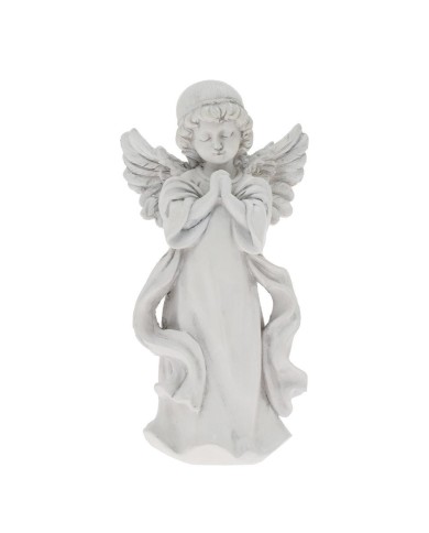 Dekorácia ANJEL na podstavci 15,5x10,2x29,5cm biely