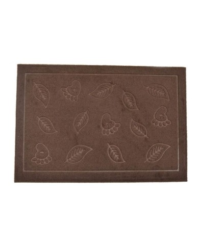 Rohož 40x60 cm guma+textil hnedá STEPS bezokrajová