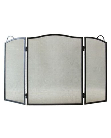 Zástena FS1, 60x95 cm, čierna, clona ku krbu