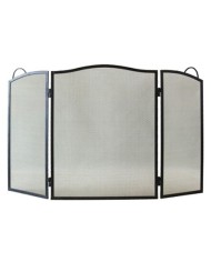 Zástena FS1, 60x95 cm, čierna, clona ku krbu