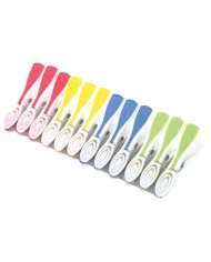 Štipce na prádlo LE33550, plastové, bal. 12 ks