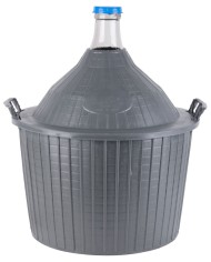 Demižón Strend Pro Cada Inco, 54 lit. sklenený, demižón na víno a pálenku, plastový kryt