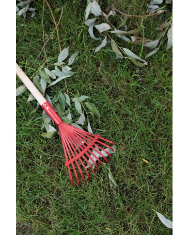 Hrable na lístie Strend Pro Herrison 813-16, 11 lamelové, drevená násada 900 mm, mini