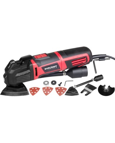 Nástroj Worcraft MF-300, 300 W, 10.000-18.500 rpm, multifunkčná brúska