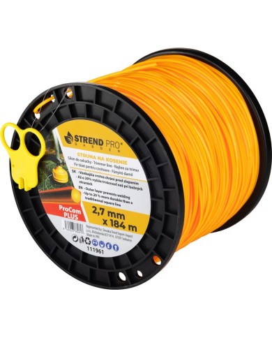 Silon na kosenie ProCom Plus 2,7 mm, Spool L-184 m, hranatý