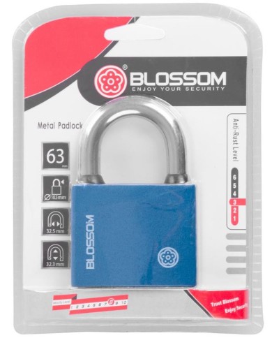 Zámok Blossom BC29 60 mm, visiaci, Unique